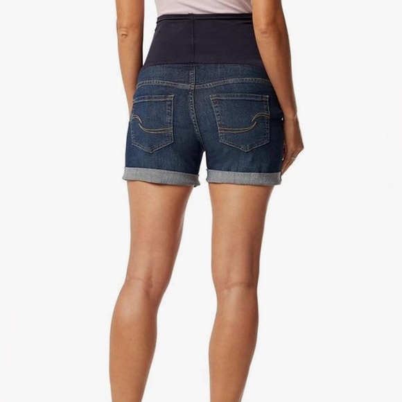 NWT Signature GOLD By LEVI STRAUSS & CO Maternity 5” Shorts Stretch Fabric XS - Picture 2 of 11